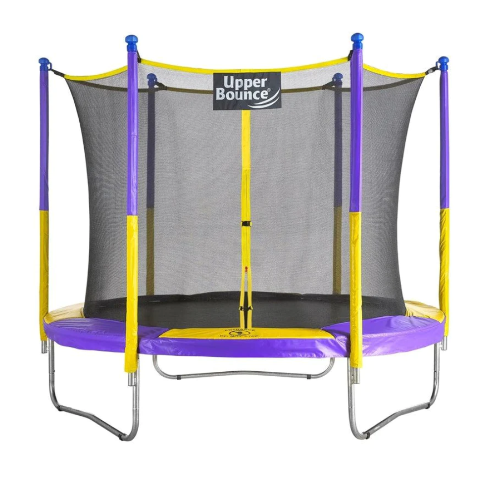 machrus upper bounce 9 feet round trampoline front view