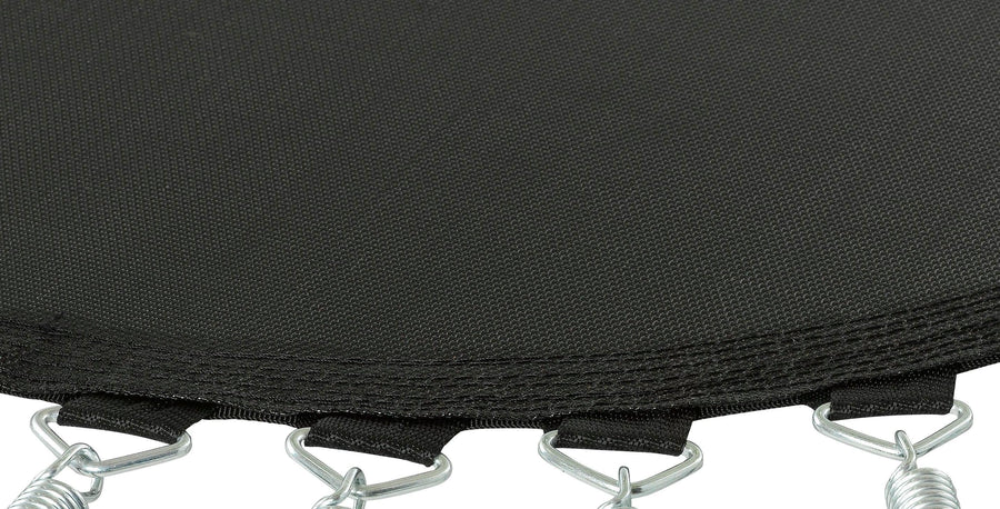 machrus upper bounce round trampoline with safety pad spring close up