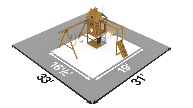 playstar contender bronze playset top view dimensions