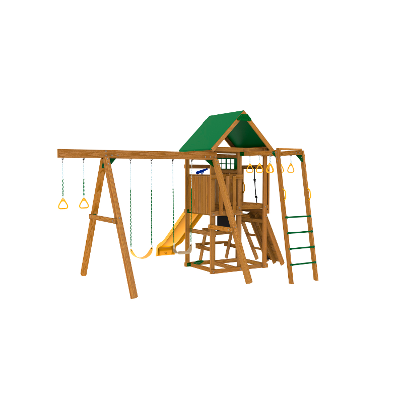 playstar highland bronze playset back view