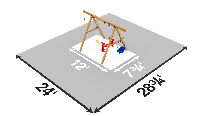 playstar horizon silver playset top view dimensions