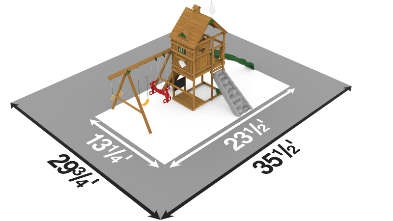 playstar legacy silver playset top view dimensions