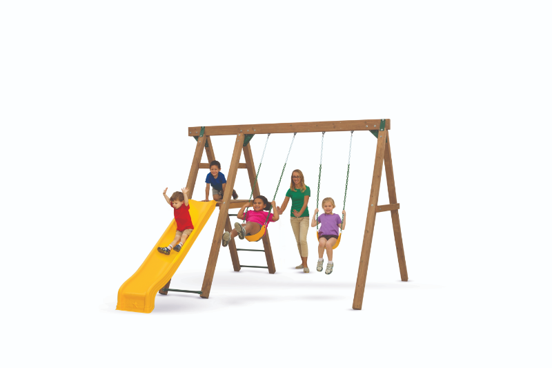 playstar mesa bronze playset side view with kids