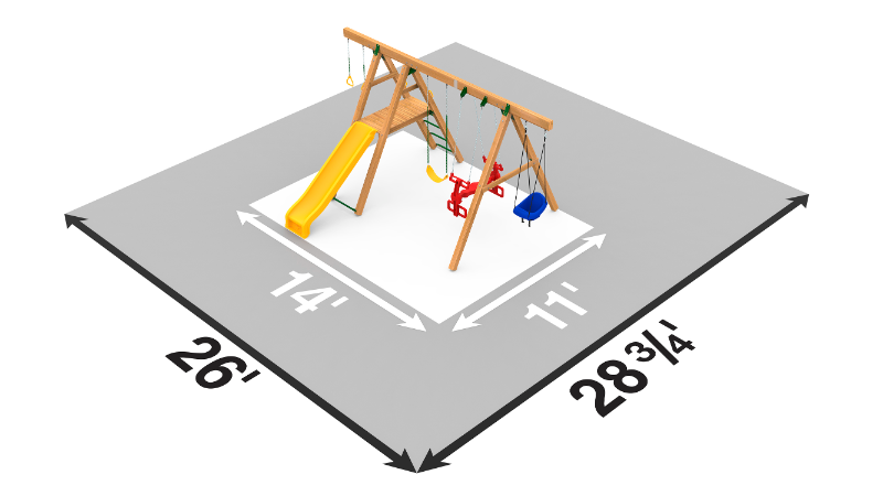 playstar mesa silver playset top view dimensions