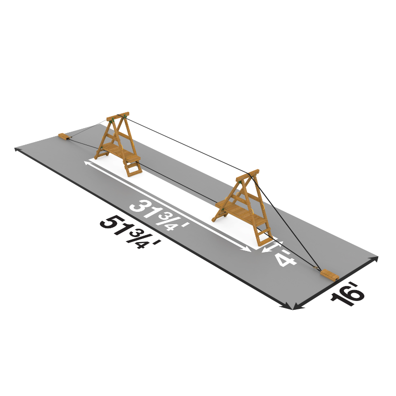 playstar ninja power platform silver playset top view dimensions