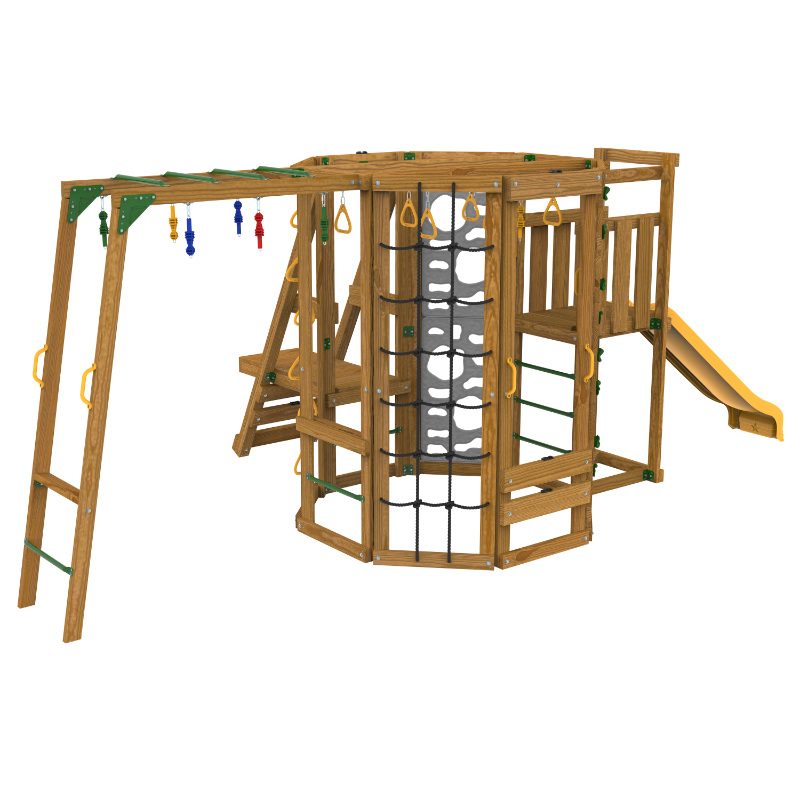 playstar ninja power tower bronze playset side view