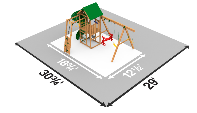 playstar plateau gold playset top view dimensions