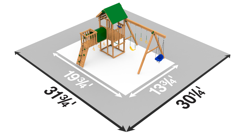 playstar plateau silver playset top view dimensions