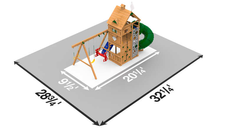 playstar ridgeline gold playset top view dimensions