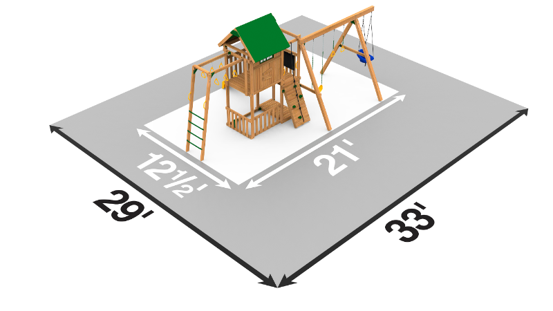 playstar summit bronze playset top view dimensions