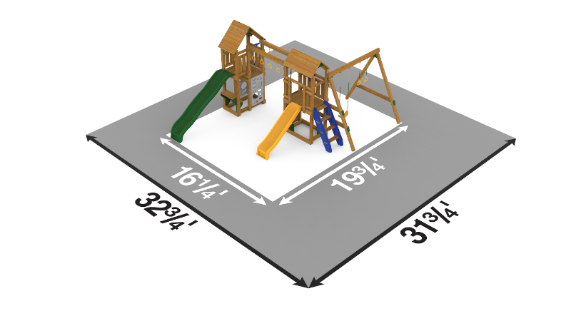 playstar superstar bronze playset top view dimensions