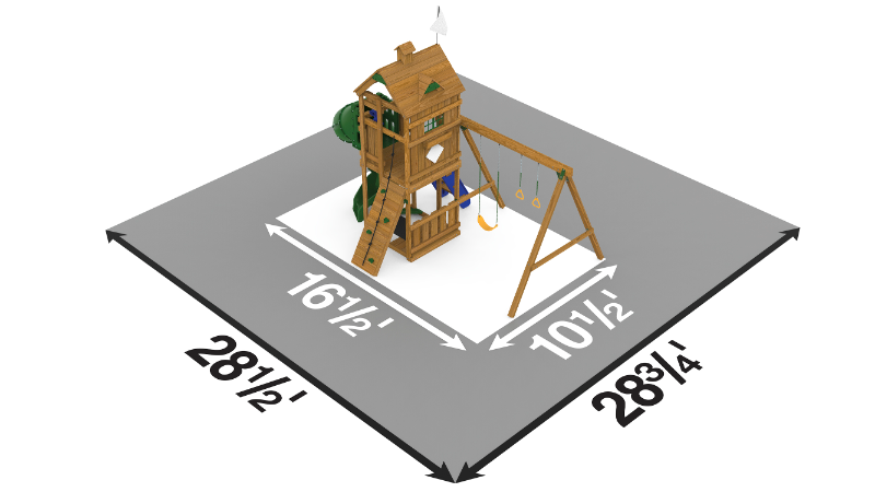 playstar trainer gold playset top view dimensions