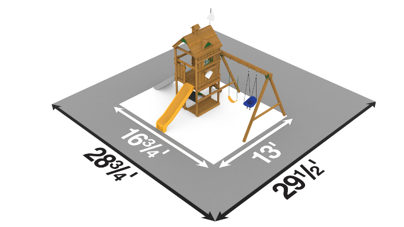 playstar trainer silver playset top view dimensions